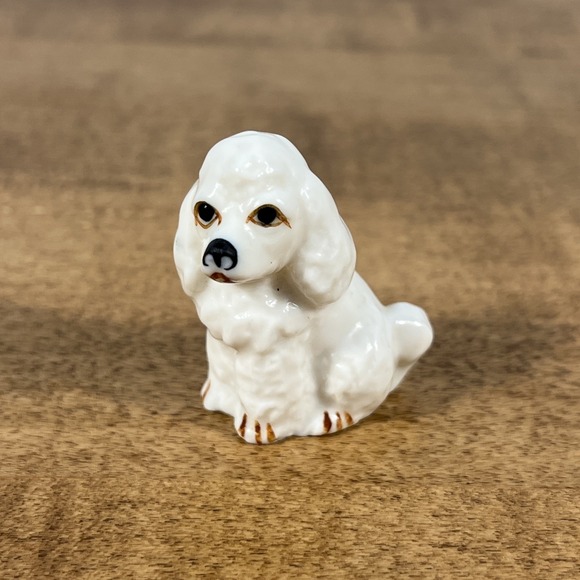 Other - Vintage Miniature Poodle Figurine Bone‎ China Japan